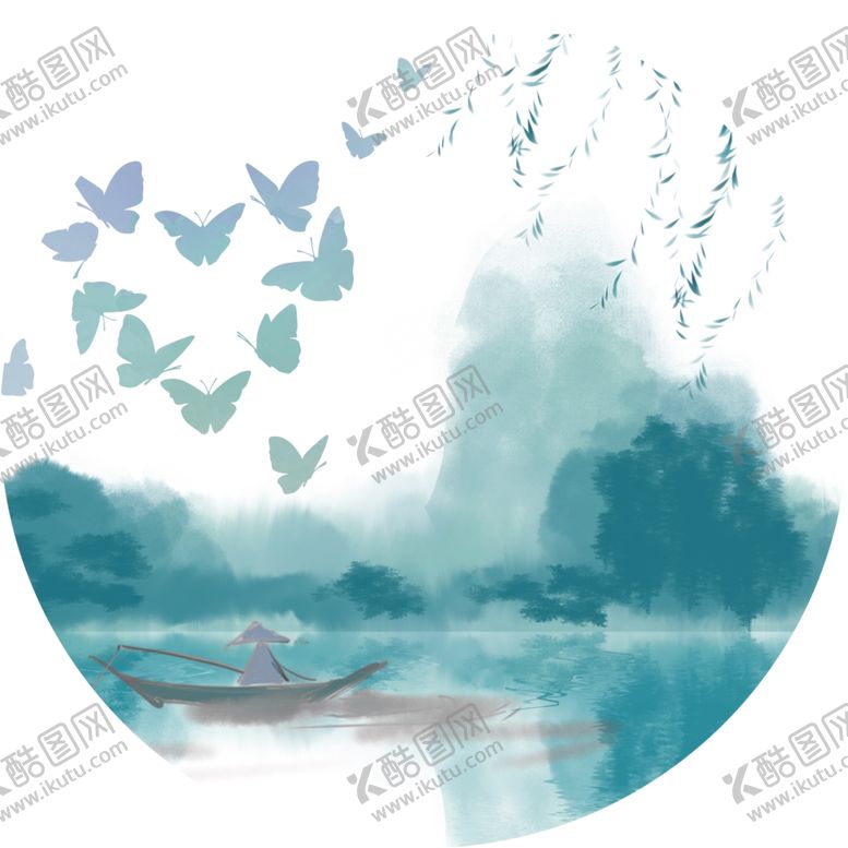 编号：21323006260857186258【酷图网】源文件下载-水墨山水