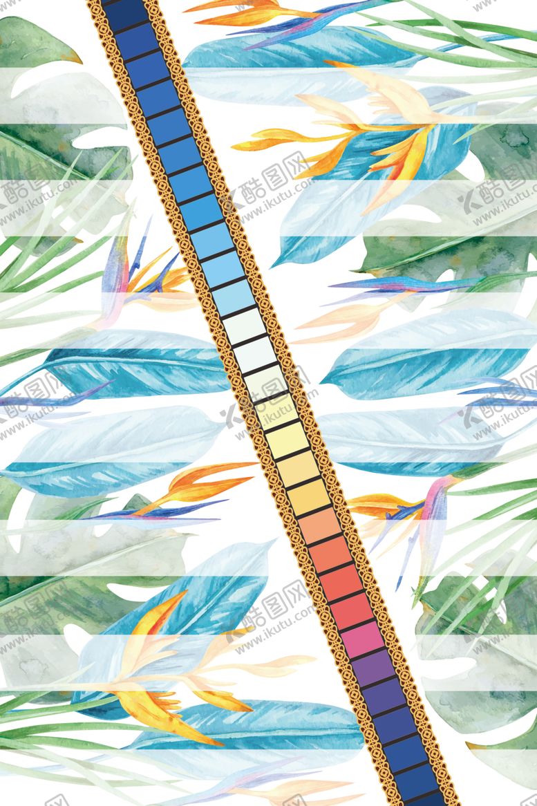 编号：50914301221123182017【酷图网】源文件下载-热带定位植物彩色花