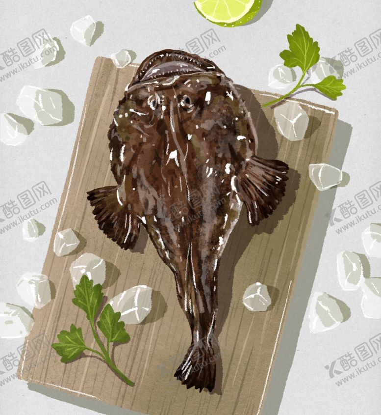 编号：88794810110231045629【酷图网】源文件下载-手绘海鲜插画海报