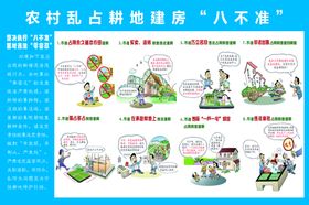 农村乱占耕地建房八不准
