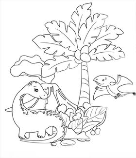 动物线描图
