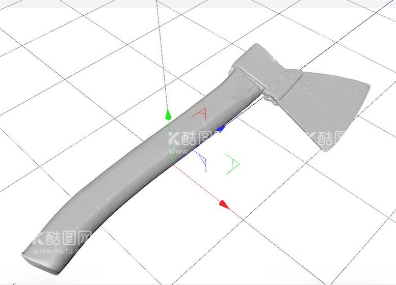 编号：10623611230940315468【酷图网】源文件下载-C4D模型斧头