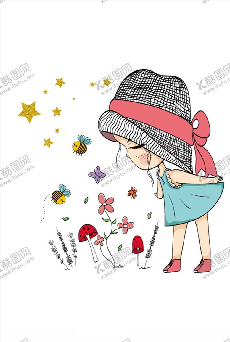 编号：36104609241441198811【酷图网】源文件下载-卡通少女素材