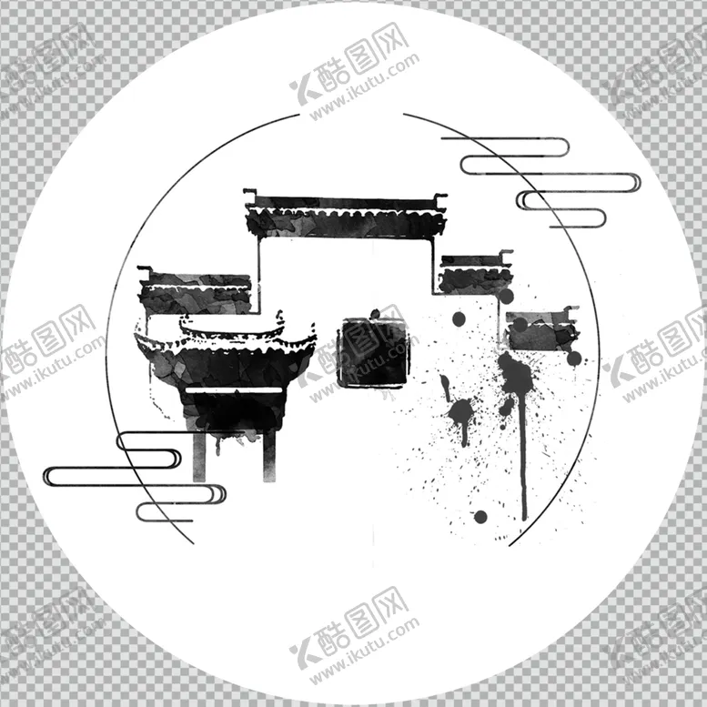 编号：16769101281018445174【酷图网】源文件下载-圆形装饰画