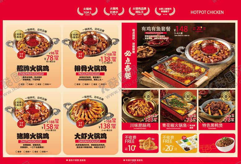 编号：22210212190110007909【酷图网】源文件下载-火锅美食宣传页