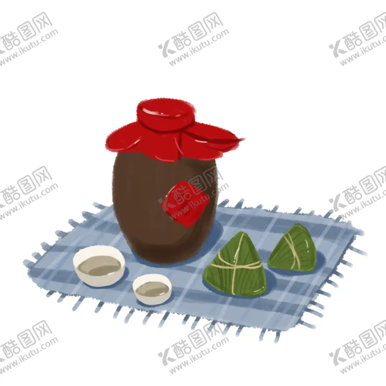 编号：83629602091547244193【酷图网】源文件下载-端午节古风插画元素