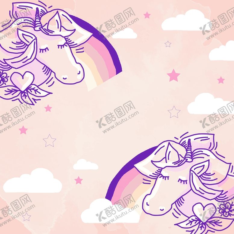 编号：79973310152104588777【酷图网】源文件下载-卡通独角兽
