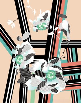 矢量手绘花