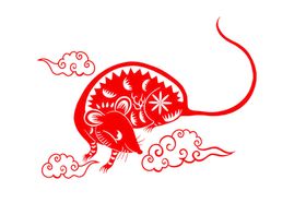 鼠年剪纸