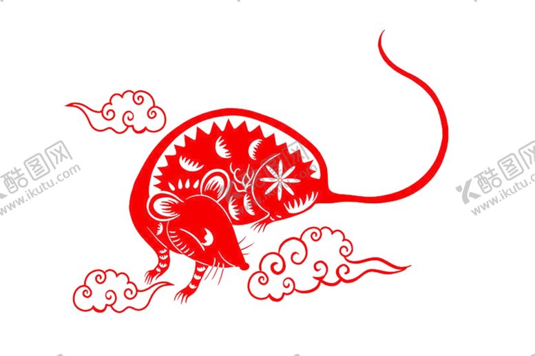 编号：59818110300235228747【酷图网】源文件下载-鼠年剪纸