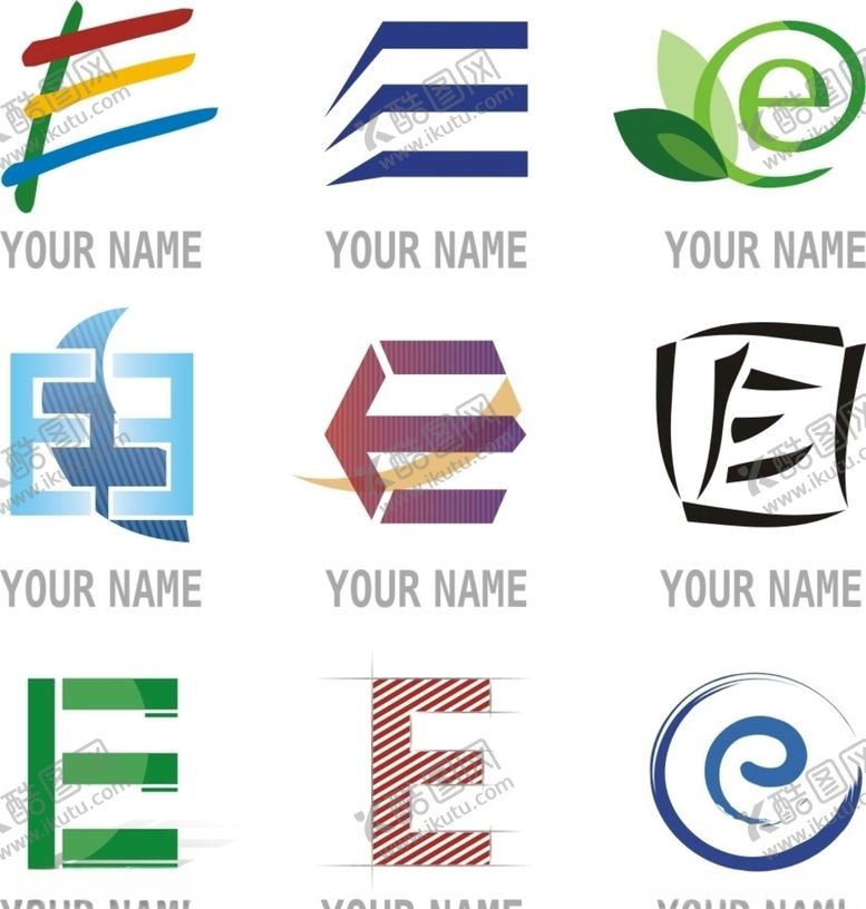 编号：79426511010958251341【酷图网】源文件下载-e字母标志设计