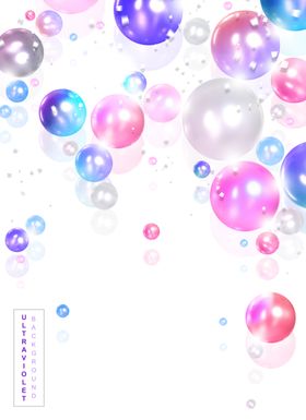 气泡气球海报