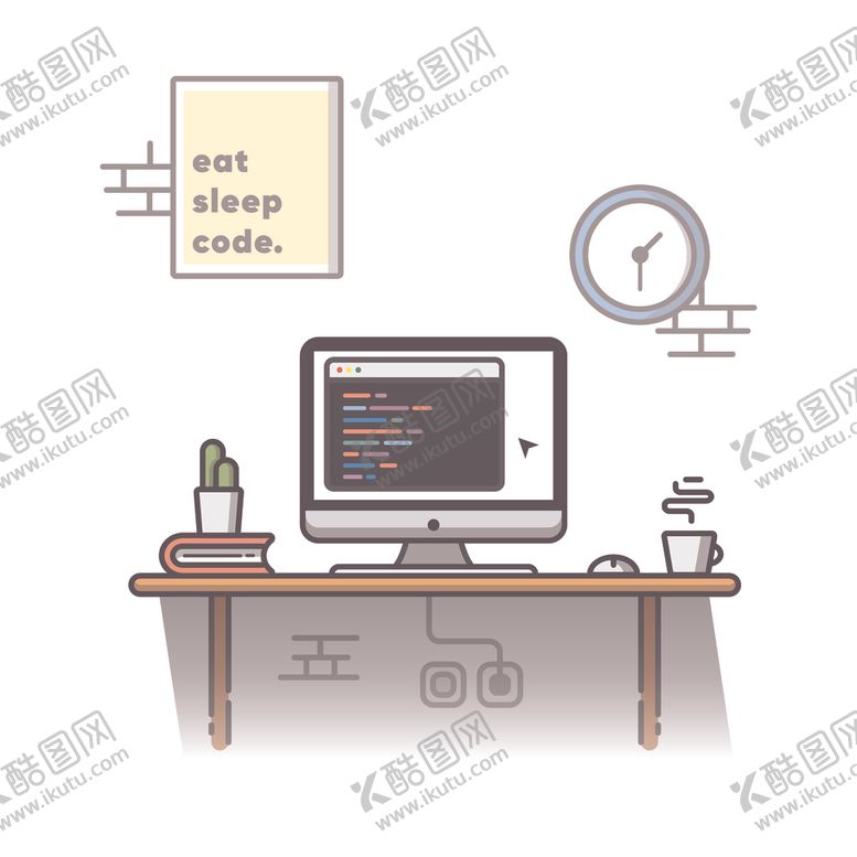 编号：11230306262055193651【酷图网】源文件下载-汉堡饮料面条创意插画