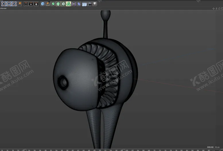 编号：46954510241704048608【酷图网】源文件下载-c4d 机器人 外星人 模型