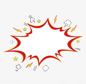 卡通电商标爆炸签