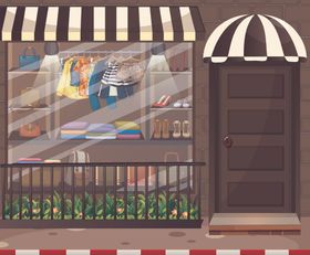 卡通服装店