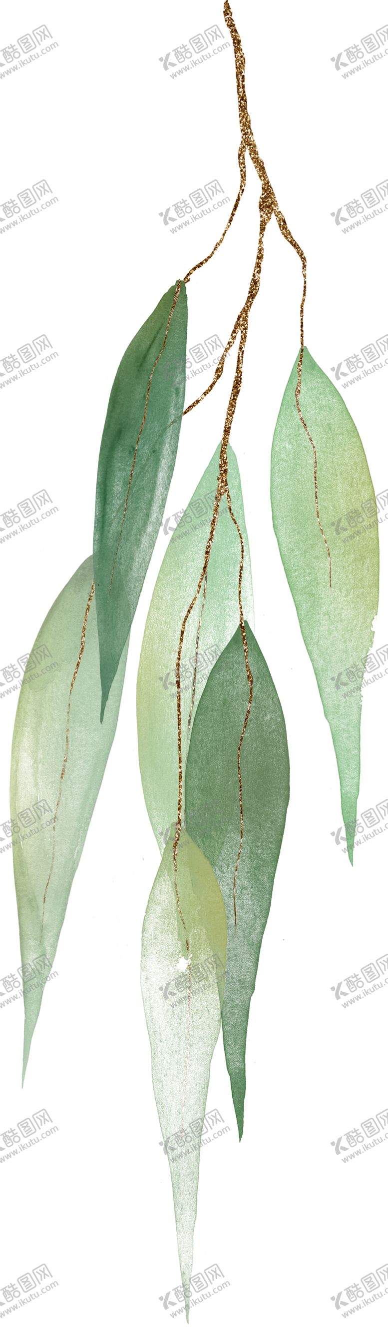 编号：51353109260943494351【酷图网】源文件下载-北欧小清新水彩植物图案