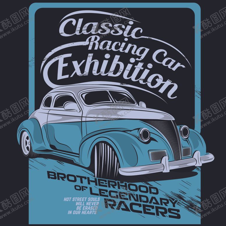编号：56243909180350313918【酷图网】源文件下载-复古汽车海报