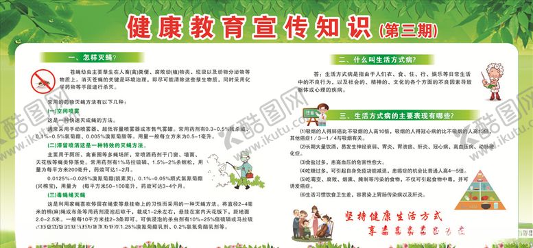 编号：78935609190617346343【酷图网】源文件下载-健康教育宣传栏