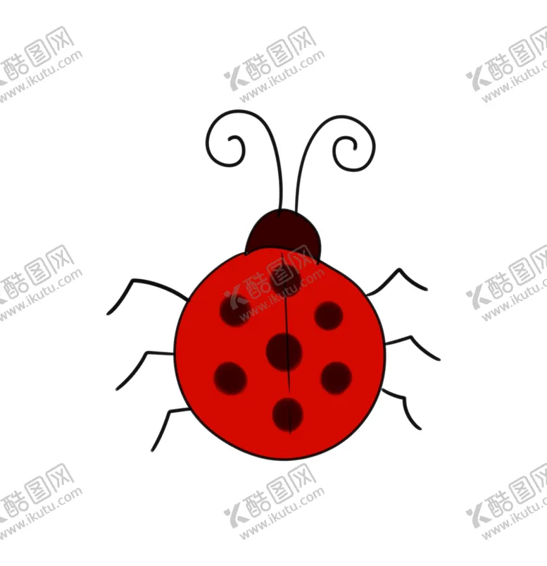 编号：92131104221742411972【酷图网】源文件下载-手绘瓢虫