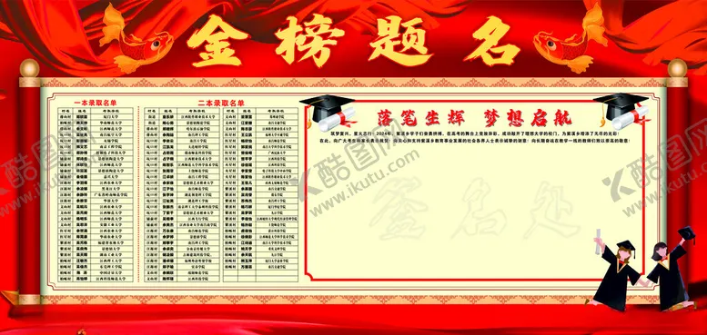 编号：78305702201042447903【酷图网】源文件下载-金榜题名