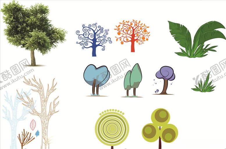 编号：37130110030339381568【酷图网】源文件下载-矢量树