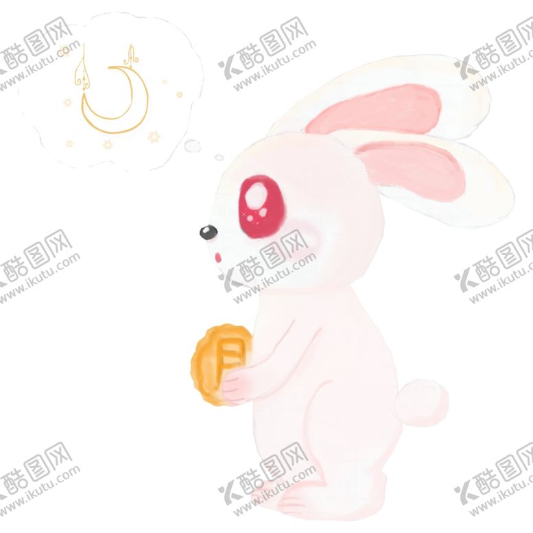 编号：96461009221003244575【酷图网】源文件下载-卡通中秋兔子