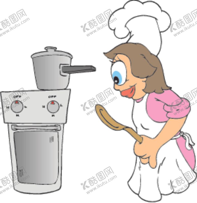 编号：56519509131421192959【酷图网】源文件下载-厨师大厨妈妈
