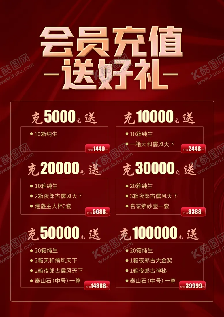 编号：22052502071433254849【酷图网】源文件下载-红色充值活动海报