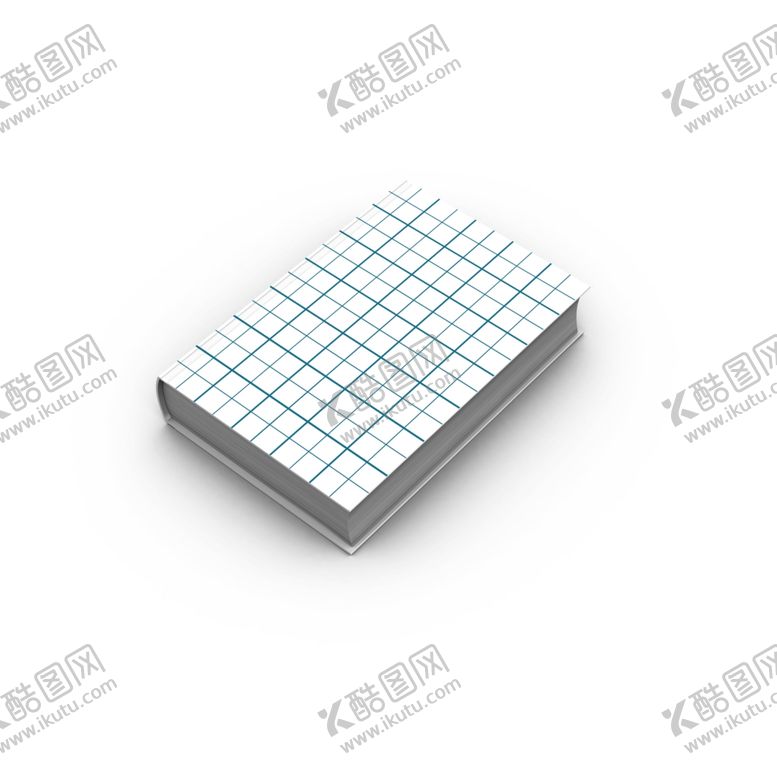 编号：75838610220009112330【酷图网】源文件下载-田字格笔记本样机