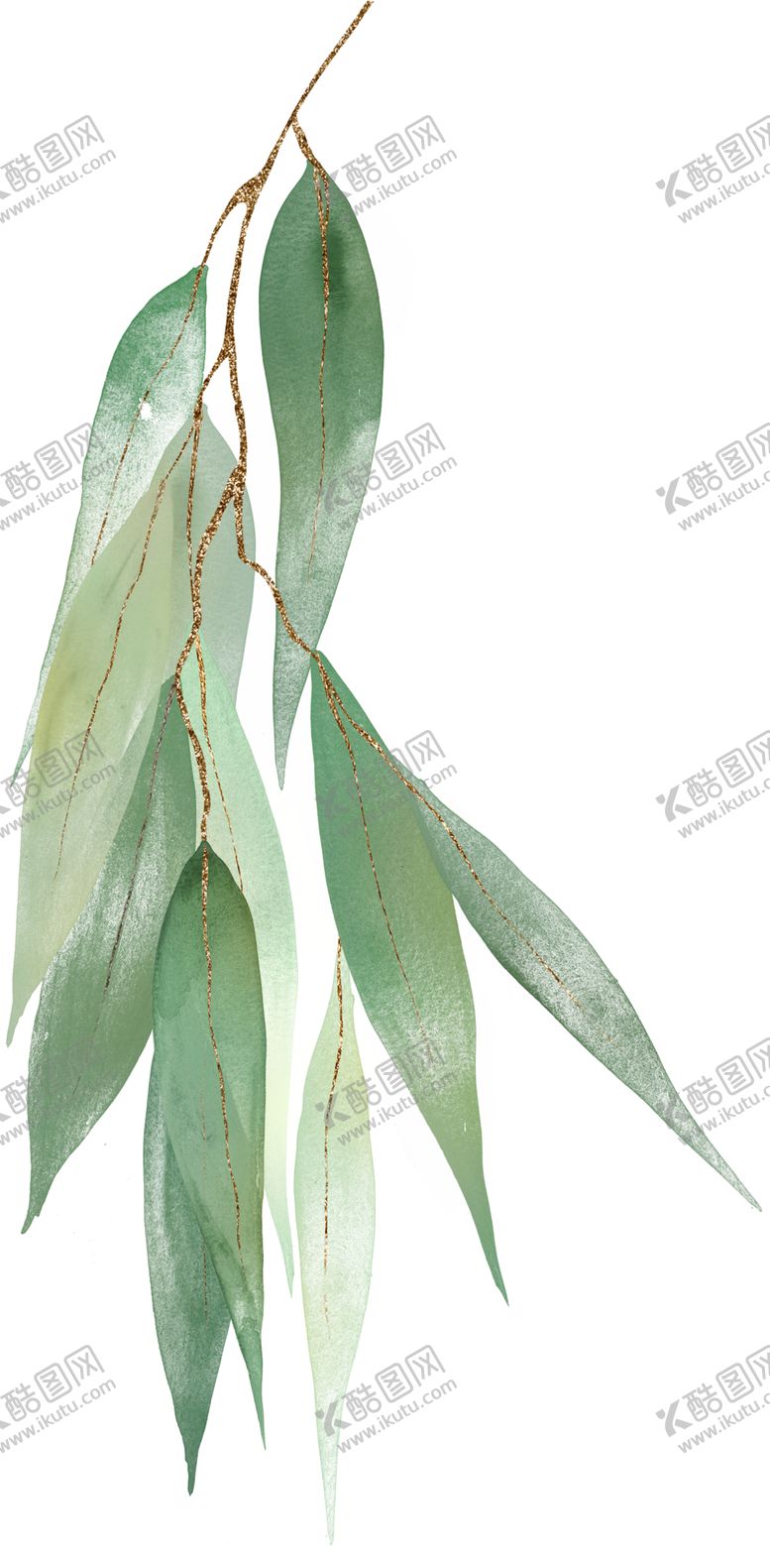 编号：86384910050049224401【酷图网】源文件下载-北欧小清新水彩植物图案