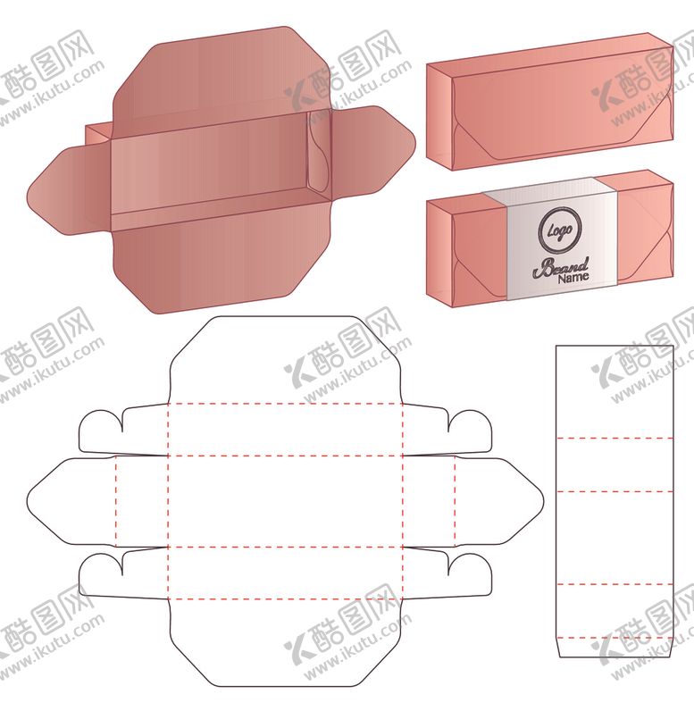 编号：71101010010637014742【酷图网】源文件下载-包装盒刀模