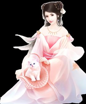 古装帅哥美女插画图片唯人物手绘旗袍风