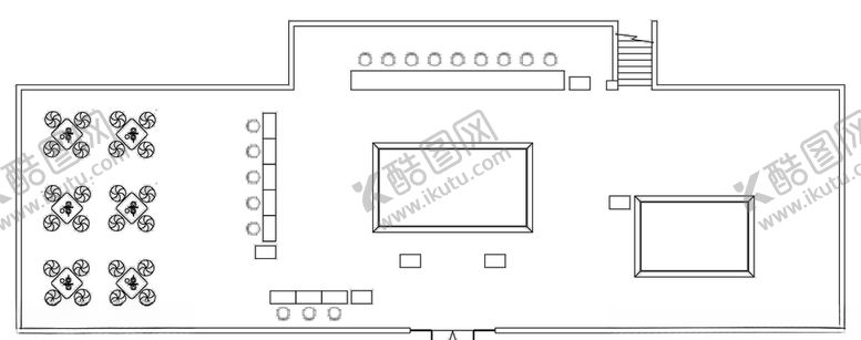 编号：84036809242324523981【酷图网】源文件下载-CAD室内场景布置图