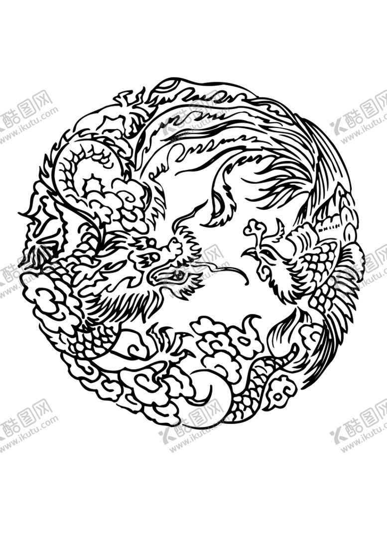 编号：52003901262346088854【酷图网】源文件下载-龙凤