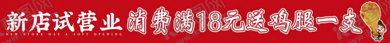 编号：77204102070315564492【酷图网】源文件下载-新店试营业横幅