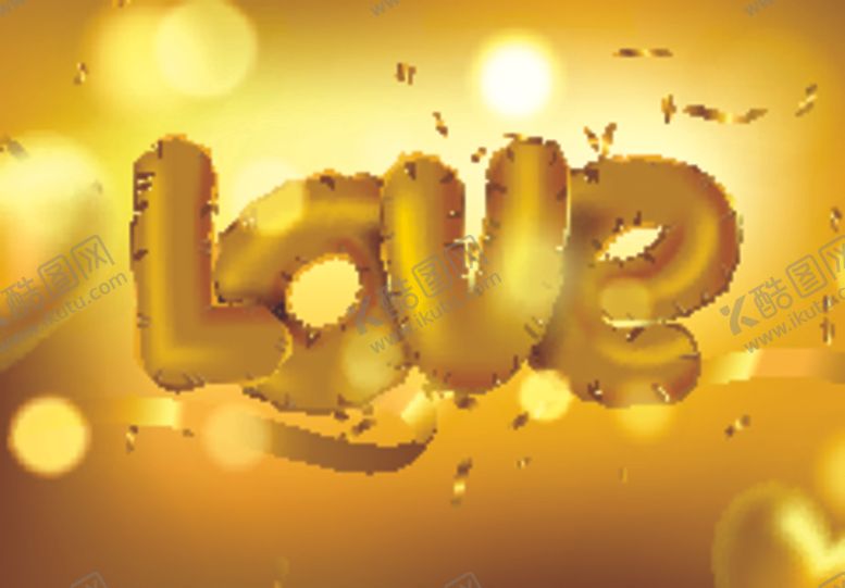 编号：15256309231431165690【酷图网】源文件下载-love字体