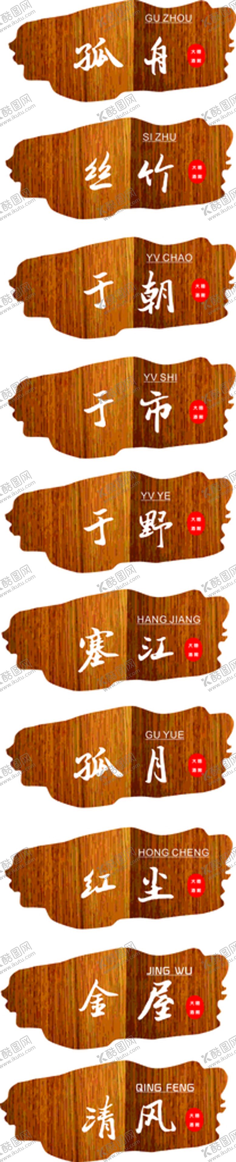 编号：15441610292013061802【酷图网】源文件下载-门牌