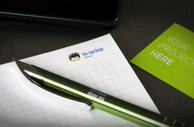 logo样机贴图金属激凸素材