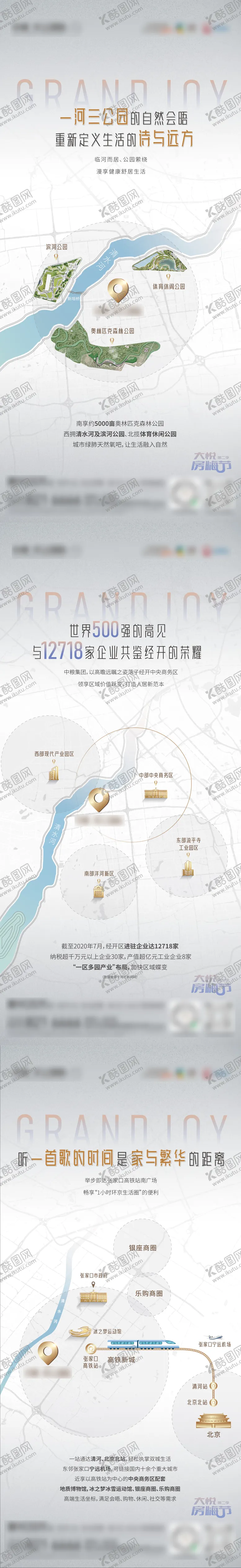 编号：62269412060033374990【酷图网】源文件下载-地产区位价值系列海报