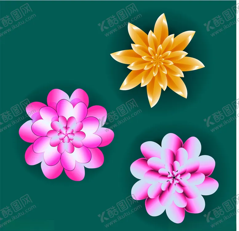 编号：30567904181707202785【酷图网】源文件下载-简笔画花朵