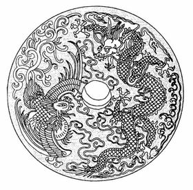 中式花边图案纹古典纹传统纹理