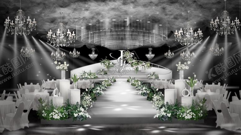 编号：16043209260047317404【酷图网】源文件下载-白色婚礼