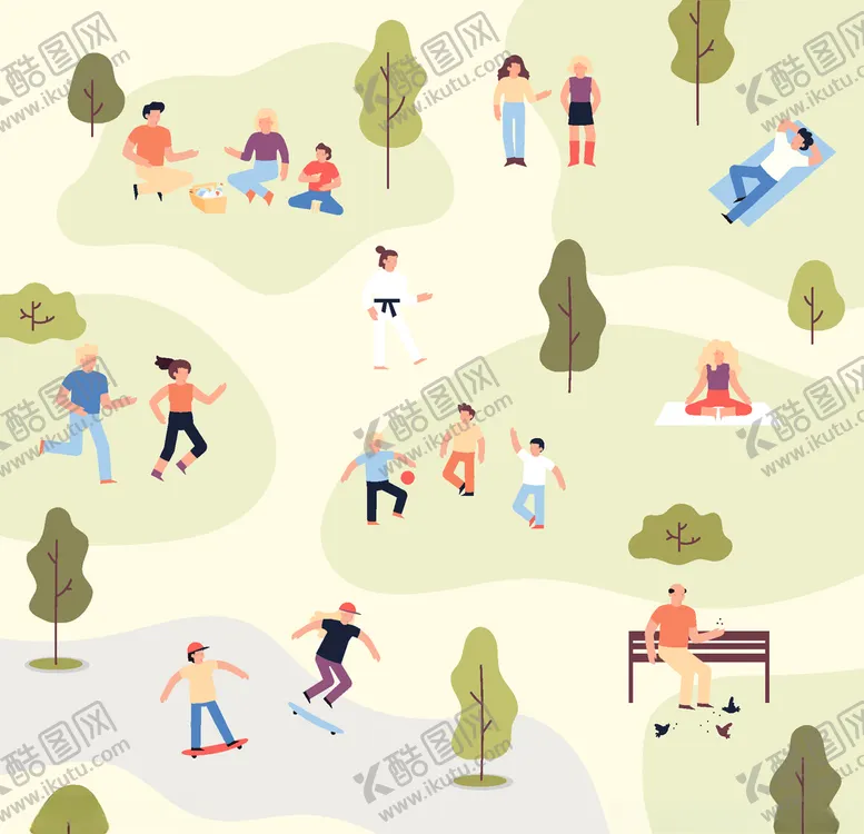 编号：56564904201447251454【酷图网】源文件下载-公园活动