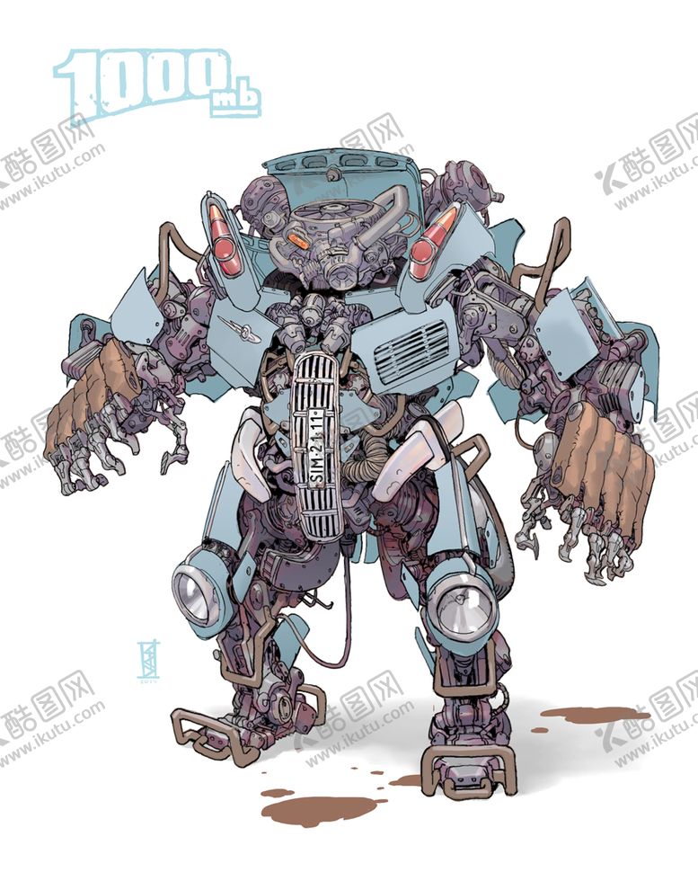 编号：63027006251723373497【酷图网】源文件下载-赛博朋克风未来科技插画