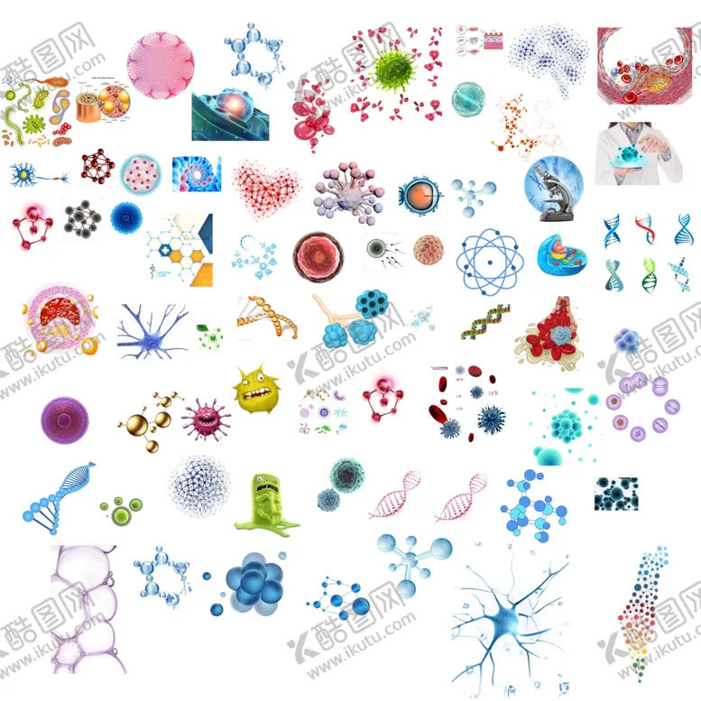 编号：43532909162227484620【酷图网】源文件下载-细胞图案素材