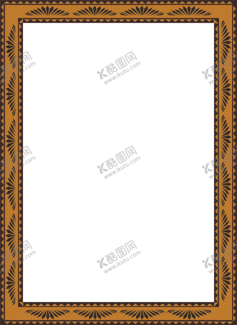 编号：77830305010653266579【酷图网】源文件下载-简约花纹边框