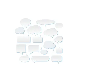 对话框星光插画形状