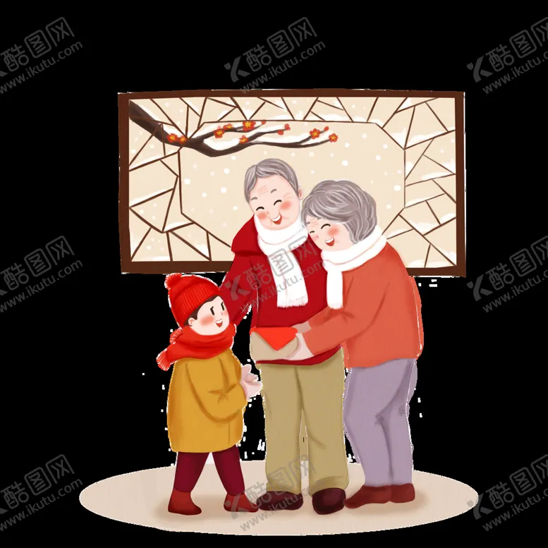 编号：20398710030655104792【酷图网】源文件下载-新年卡通元素