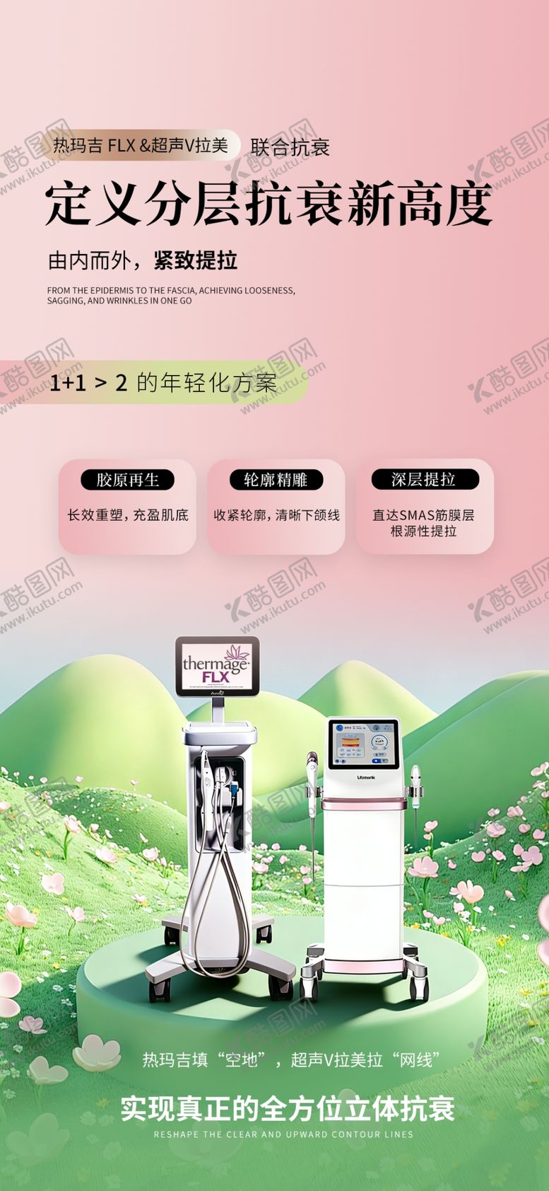 编号：19720004132131021465【酷图网】源文件下载-春季医美抗衰海报